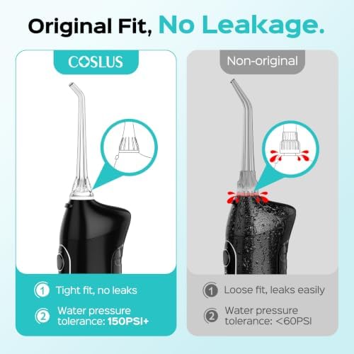 COSLUS Original C20 C50 C51 E40 C31 Flosser Replacement 5 Standard Set - Image 4