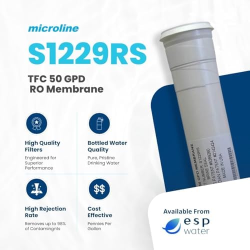 Microline S1229RS Reverse Osmosis 50 GPD Membrane Filter, 12x2.5 - Image 2