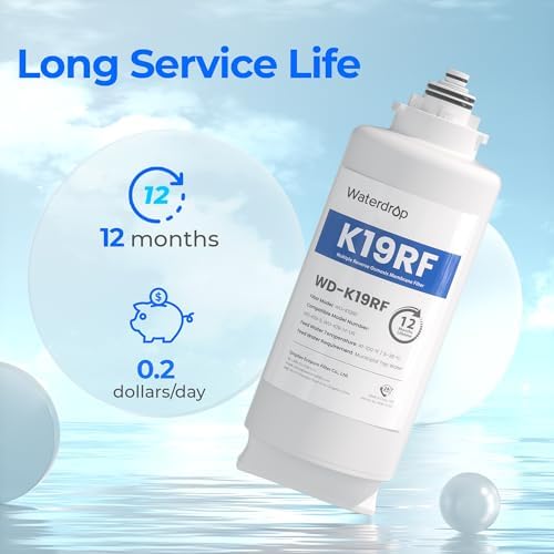 Waterdrop K19RF Replacement for K19-S and K19-H System, 12-Month Lifetime - Image 5