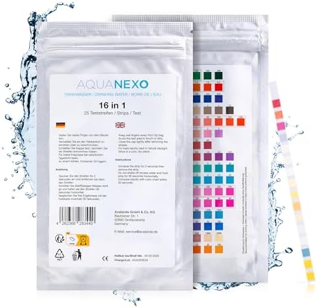 16-in-1 Drinking Water Test Kit, 25 Strips for Tap & Well Water by Unknown