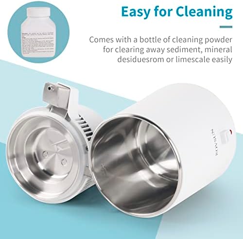 ROVSUN【Upgraded】1.1 Gallon/4L Water Distiller w/Flame-Retardant Material, BPA-Free Container & Stainless Steel Interior for Home, Distilled Water Machine Countertop, Distilling Pure Water Maker, 750W - Image 5