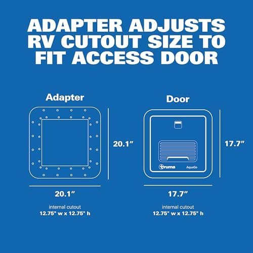 Truma AquaGo Access Door Adapter Kit, Black, 20x20in Large Cutout - Image 3