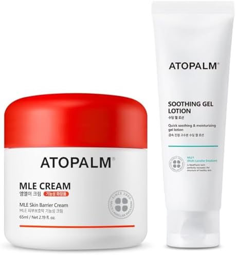 ATOPALM MLE Eczema Cream and Soothing Gel Lotion Bundle by ATOPALM