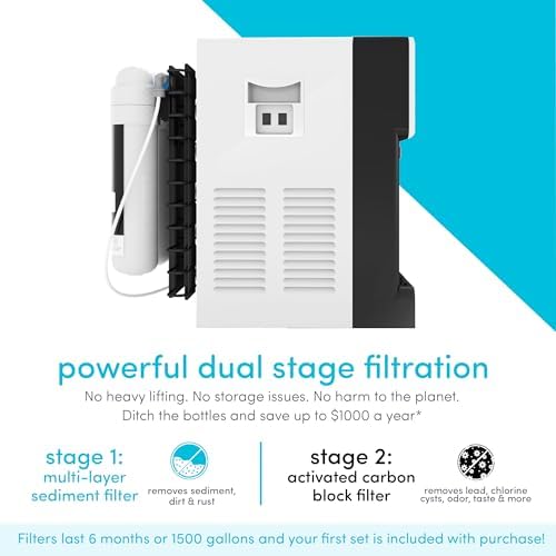 Avalon B8WHT Countertop Bottleless Water Cooler Dispenser - 2 Stage Water Filters and Installation Kit Included, NSF Certified, UL Listed, White - Image 5