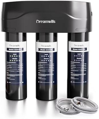 Dreamwills SJ10 8-Stage Under Sink Water Filter System, Up to 18-Months by Dreamwills
