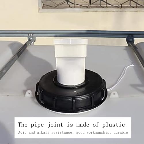 IBC Connector Filters,IBC Tank Cover 6.50 inch Straight IBC Cover Nylon Plastic Reusable Lightweight IBC Tote Filter for Rainwater Tank, Standard - Image 4