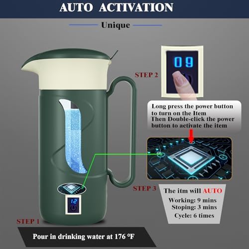 Hydrogen Water Bottle Hydrogen Alkaline Water Generator Ionizer Hydrogen Water Maker Machine with SPE and PEM Technology - Image 3
