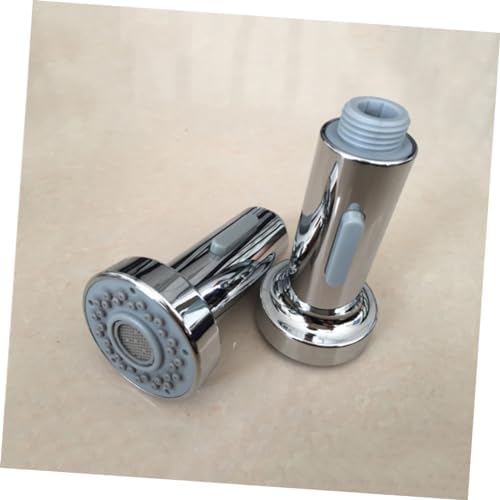 Kitchen Pull out Faucet Sprayer Nozzle with Two Settings Silver - Image 2