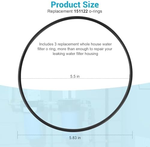 151122 O-Ring Compatible with Pentair Pentek Big Bule Water Filters Housing - Image 2