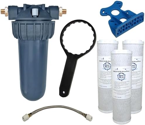 KleenWater Under Sink Water Hot Water Filtration System to Filter Chlorine, Chemicals, Hardness Scale and Sediment by KleenWater