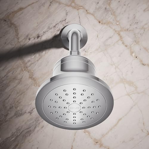 KOHLER 33631-G-CP Cinq Round Single-Function Filtered Showerhead, Five-Layer Filtration, 1.75 GPM, Full Coverage Spray, Premium Durable Material, Polished Chrome - Image 5