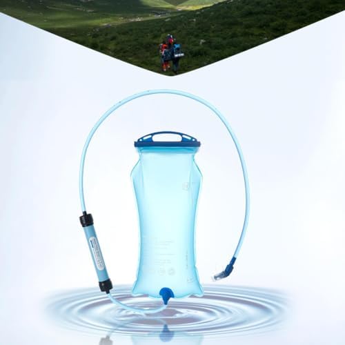 Survival Water Filter Straw – Purifier Kit with Bladder Bag - Image 4