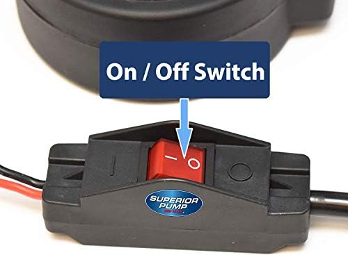 Superior Pump 91012 12 Volt Utility Pump with 20-Foot Cord, Black - Image 6