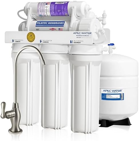 APEC Water RO-PH90, 6-Stage Under Sink RO System, Alkaline, 90 GPD by APECWaterSystems