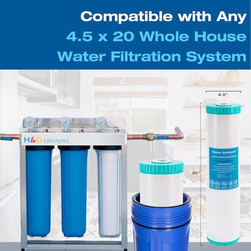 H&G Lifestyles Water Softener Cartridge,Replacement for 20 x 4.5 - Image 5