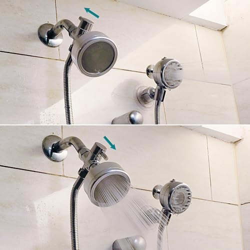 Sneatup Pet Shower Set with 8.2ft Hose & Flow Control Valve for Bathroom Shower Arm - Image 5