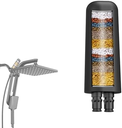 1-Pack Black Shower Head Filter Replacement for L400099 by DAKINGS