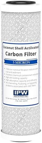 IPW Industries, Inc. - Replacement Water Filters Set - Carbon Block Filters, PP Sediment Filter and for Inline Cartridge Reverse Osmosis (RO) System - Image 2