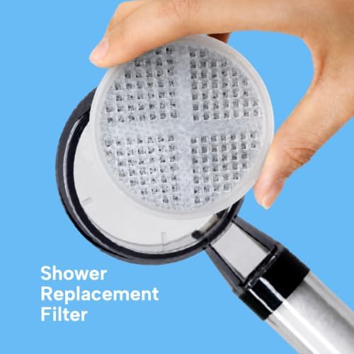 ACF Filter Replacement for PURIBATH Shower Head, Activated Carbon Fiber Carbon Filter Refill, Removes Chlorine & Impurities, Replacement Shower Filter Cartridge, 1 Pack - Image 4