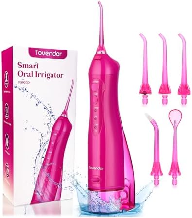 TOVENDOR Electric Water Dental Flosser Teeth Pick, Cordless Oral Irrigator by Tovendor