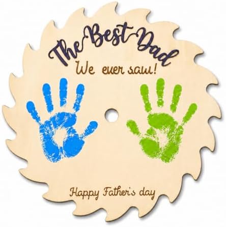 Best Dad Ever Saw, Fathers Gift for Dad from Kids, Custom Fathers Day Best Dad Ever gifts Hands Down Sign, Personalized Fathers Day Dads Gift from kids daughter son, First fathers day Daddy gift for new dad / Birthday by MAYVORO
