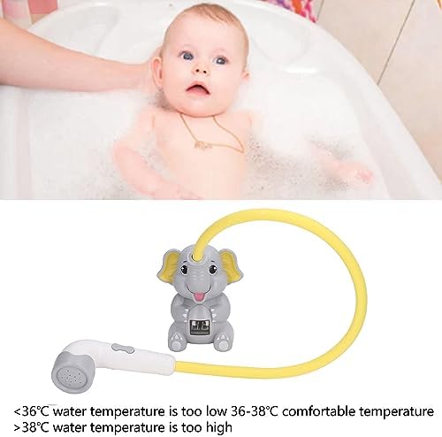 Baby Bath Shower Head with Thermometer and Flexible Hose (Style 1) - Image 4