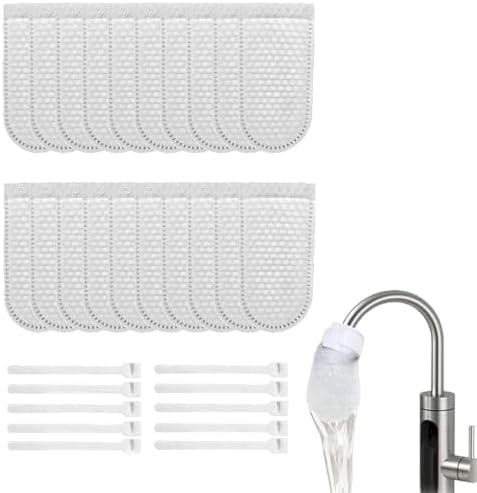 Faucet Filter 100-Pack, High-Density Cotton Pouch with Fine Fiber Mesh by Unknown