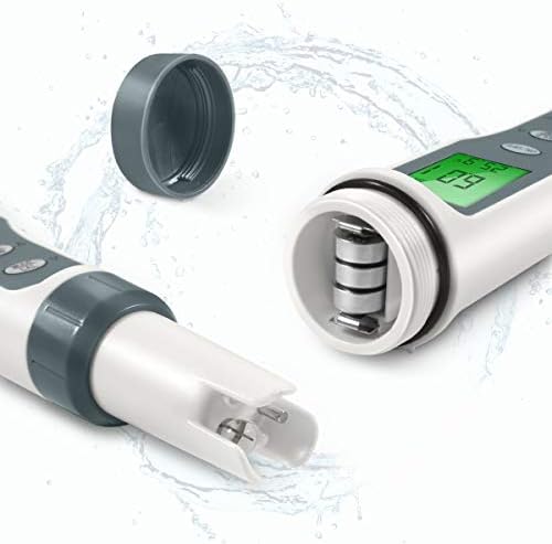 3-in-1 Digital pH Meter, Water Quality Tester with TDS and Temperature, 0.01 Resolution, LCD Display, for Pools, Spas, Aquariums - Image 4