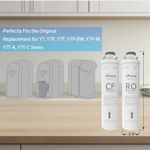 Y7/Y7P/Y7T Series CF Filter Replacement Cartridge Compatible with SimPure Y7, Y7P, Y7T, Y7P-BW, Y7P-W, Y7T-BW-A, Y7T-BW-C, Y7T-A, Y7T-C Series Water Filter, 6 Months Replacement Cartridge (1 Pack) - Image 2