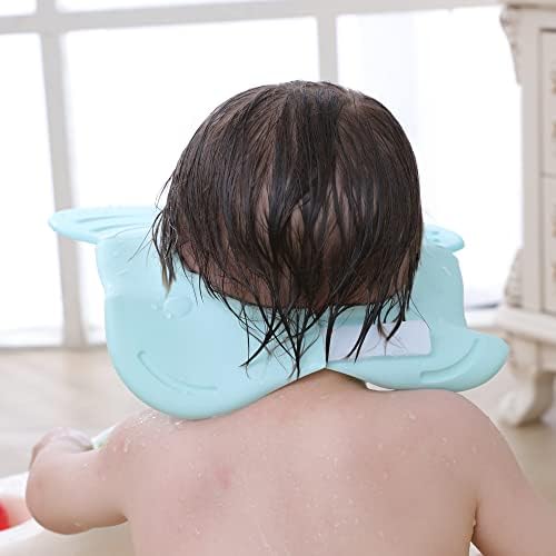 Baby shampoo cap shower visor shield hat kids bath Washing Hair rinser Prevents Water from Pooling in Face for To protect the eyes and ears of toddlers and children - Image 3