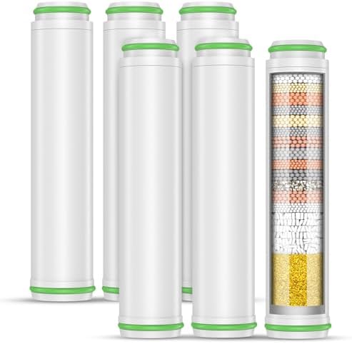 PWERAN Shower Filter for Handheld Shower Head, 2 Pack 18 Stage Replacement Filters for Hard Water Remove Chlorine and Harmful Substances by Sipaote