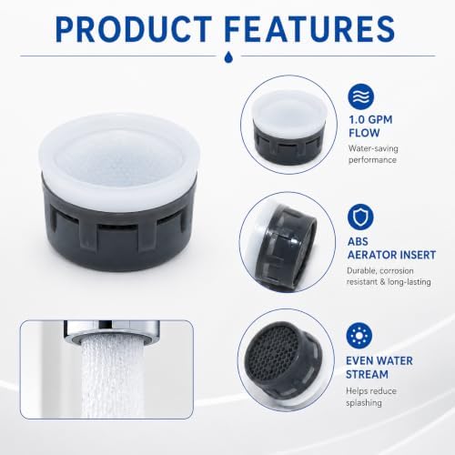 6PCS 216721 Faucet Aerator Insert for Moen Faucets - Image 4