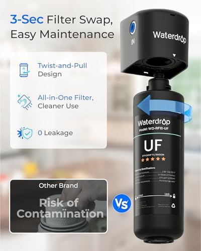 Waterdrop RF10-UF Water Filter Replacement for WD-10UA/10UA-UF/10UB/10UB-UF - Image 5