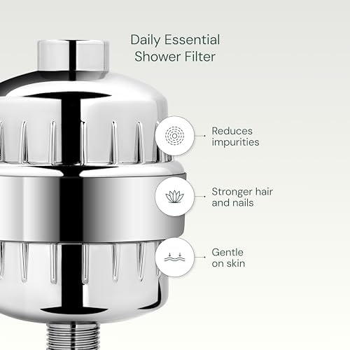 Aquabliss SF220 Daily Essential Shower Filter - Chrome (Pack of 4) - Image 3