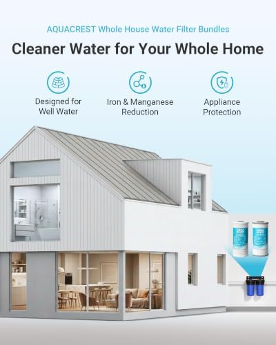 AQUA CREST WF10FG Whole House Water Filter for WHF21-FG, GE® FXHTC, GXWH40L - Image 2