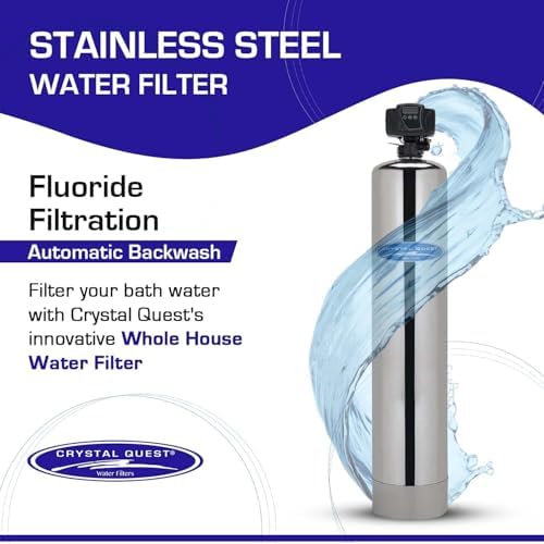 Whole House Inline Water Filter | Stainless Steel | Fluoride Filtration | Automatic Backwash - Image 2