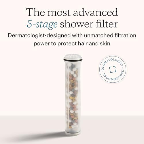MDhair High Pressure Handheld 5-Stage Filtered Shower Head, Hard Water - Image 5