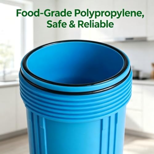 Durable 5 Micron PP Sediment Filter Cartridge, 10" x 2.5" Universal Replacement Water Filter, High Flow Pre-Filter for Protecting Water Pipes & Appliances, Removes Sand, Rust, Silt for Home, Well & RV - Image 4