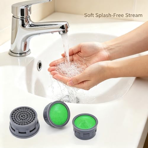 Faucet Aerator Flow Restrictor Insert, Universal M22/M24, 20-Pack - Image 2