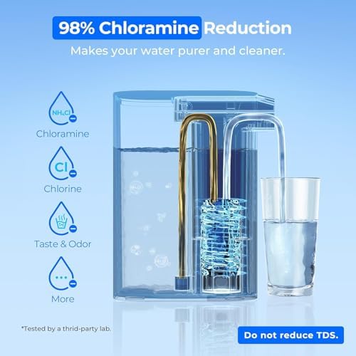 Waterdrop EDC01W Electric Water Filter Pitcher, NSF/ANSI 42, 15-Cup, White - Image 3