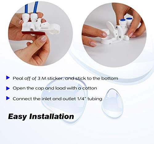 Frizzlife Leak Protection Valve For Reverse Osmosis And Under Sink Water Filter System MP99 & SP99 - Automatic Shut Off Protection When Water Leaks (Pack of 4) - Image 3
