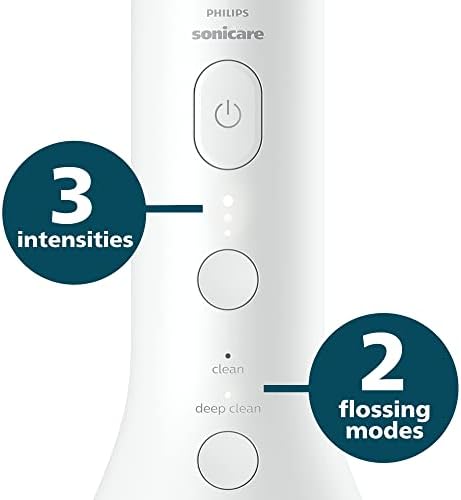 Philips Sonicare Cordless Power Flosser 3000, 4 Nozzles, White - Image 3