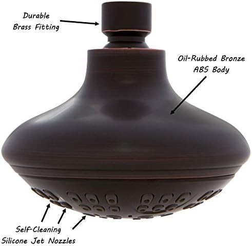 Aqua Elegante 6 Function Luxury Shower Head - 2.5 GPM - Oil-Rubbed Bronze - Image 3