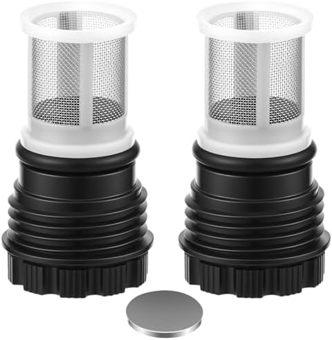 3-in-1 Filter Removal Tool & 2 Inlet Filters Kit for Tankless Water Heaters, Compatible with Impact Drivers, Wrenches or Hand Grip, Water Heater Maintenance Kit for Easier Filter Cleaning by Unknown