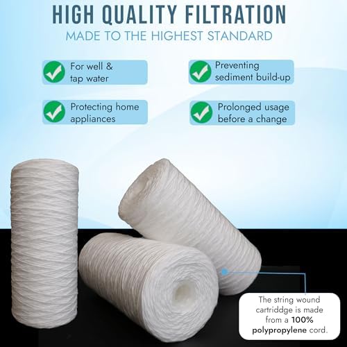 Neo-Pure Replacement for Pelican Water 10 in. 5 Micron Sediment Filter, Compatible with PC600/PC1000, NS3/NS6, PSE1800/PSE2000, and WF4/WF8, WF6/WF10 Systems - Image 5
