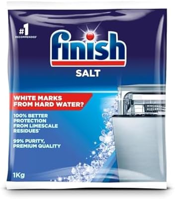 Finish Dishwasher Salt, 1 Kg (Pack of 1) by Finish