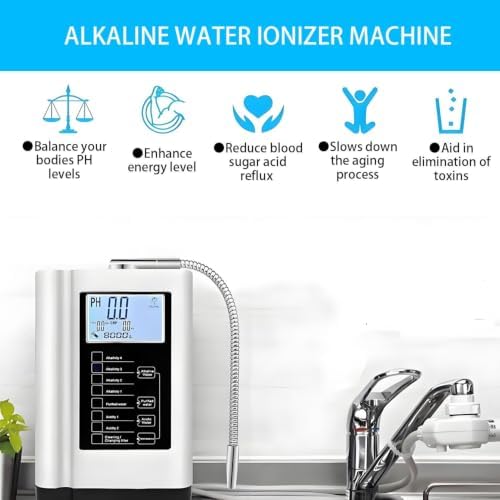 Water Ionizer & Purifier with 7 Settings, 600mV ORP, Auto-Cleaning - Image 7