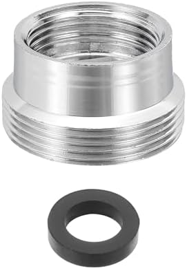 uxcell Faucet Aerator Adapter, M16 Female to M22 Male with Washer, 12mm Length by uxcell