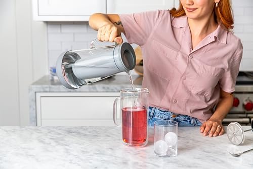 LifeStraw Home Glass Water Filter Pitcher, 7-Cup, Pebble - Image 5