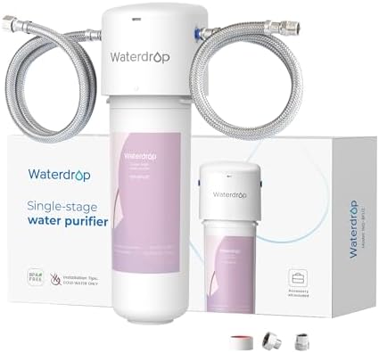 Waterdrop BFU2 Bathroom Sink Filter for Skincare, Reduces Chlorine & Scale by Waterdrop